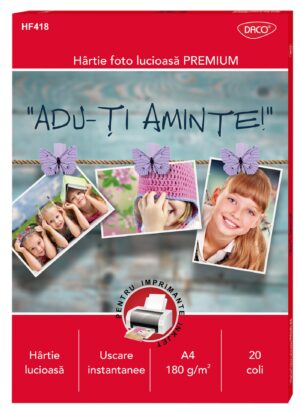 HARTIE FOTO A4 180G 20 COLI DACO