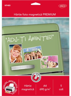 HARTIE FOTO MAGNETICA A4 690G 5 COLI DACO