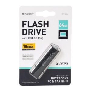 MEMORIE USB STICK 3.0 64GB PLATINET