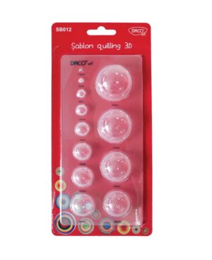 SABLON QUILLING 3D 12 FORME DACO