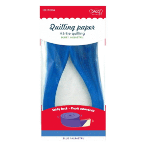 HARTIE QUILLING AA ALBASTRU 42.5X0.5CM 100/SET DACO