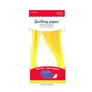 HARTIE QUILLING AA GALBEN 42.5X0.5CM 100/SET DACO