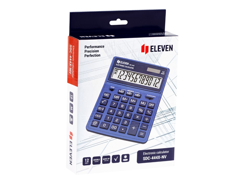 Calculator de birou 12 digiți, 204 x 155 x 33 mm, Eleven SDC-444XR - imagine 6